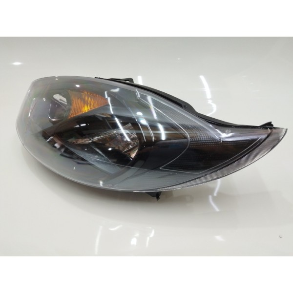 Farol Esquerdo Ford Fiesta 2012 2013 2014 Máscara Negra  Esquerdo