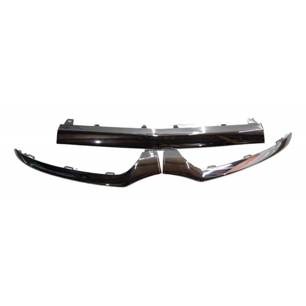 Spoiler Dianteiro Cromado Mercedes C180 C200 2015 A 2020