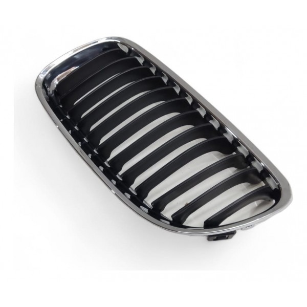 Grade Cromada Esquerda Parachoque Bmw 320i 328i 2009 A 2012 Cromado Brilhante