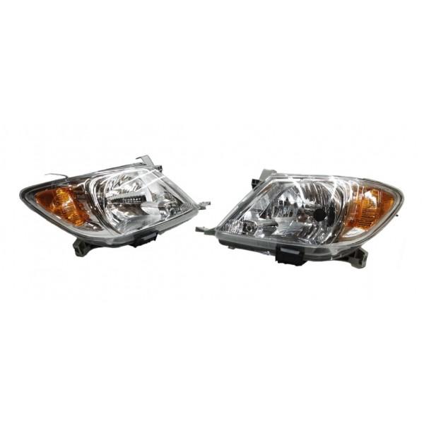 Par Farol Dianteiro Toyota Hilux 2005 2006 2007 2008 Ambar