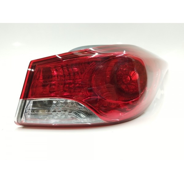 Par Lanterna Traseira Hyundai Elantra 2011 2012 2013 2014 Esquerdo Verme