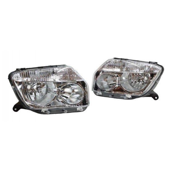 Par Farol Cromado Renault Duster 2012 2013 2014 2015