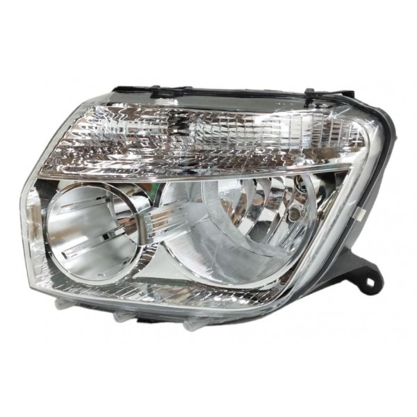 Par Farol Cromado Renault Duster 2012 2013 2014 2015 Esquerdo