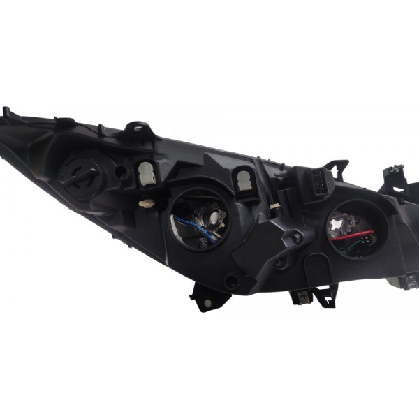 Par Farol Cromado Peugeot 307 2008 2009 2010 2011 2012  Esquerdo