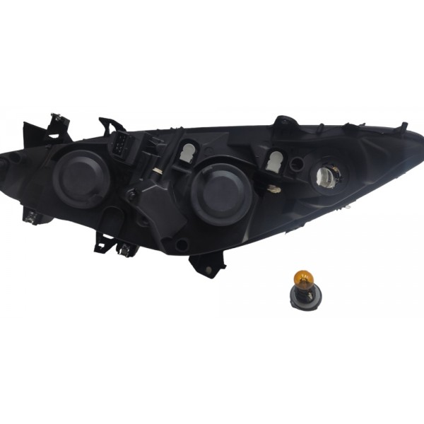 Par Farol Cromado Peugeot 307 2008 2009 2010 2011 2012  Esquerdo