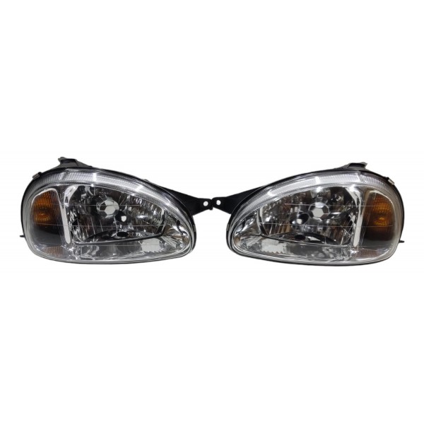 Par Farol Lente Vidro Liso Corsa 2000 2001 2002 2003 A 2010
