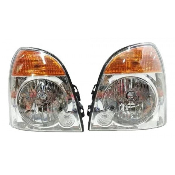 Par Farol Cromado Pisca Laranja Hyundai Hr 2007 2008 A 2019