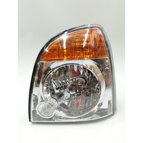 Farol Esquerdo Cromado Pisca Laranja Hyundai Hr 2007 A 2019 Esquerdo