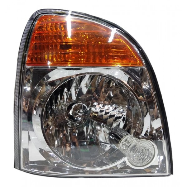 Farol Direito Cromado Pisca Laranja Hyundai Hr 2007 A 2019