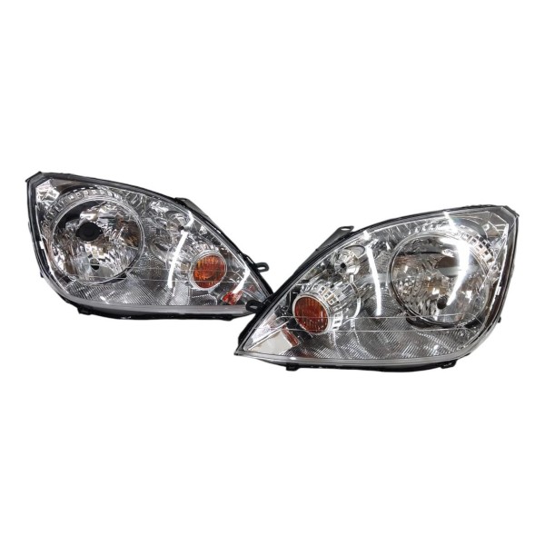 Par Farol Cromado Ford Fiesta 2003 2004 2005 2006 2007