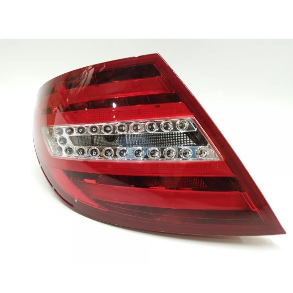 Par Lanterna Mercedes C180 C200 C280 2011 2012 2013 W204 Led Esquerdo Vermelho