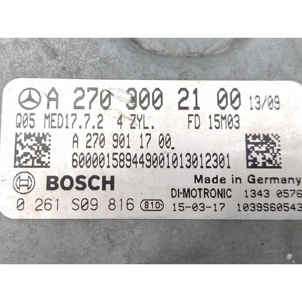 Módulo Injeção Mercedes Gla 200 1.6 Turbo 2014 A 2019