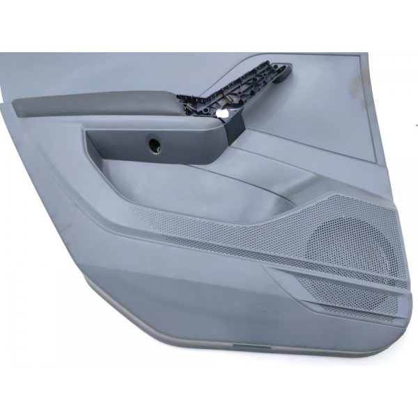 Forro Porta Traseiro Esquerdo Couro Cinza T-cross 2020 2021