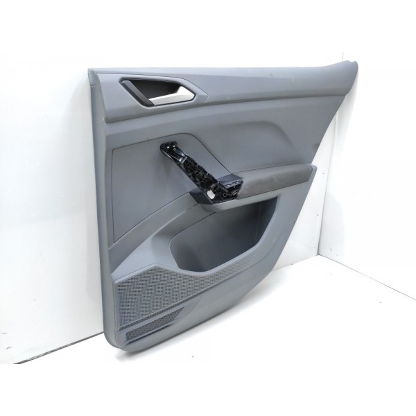 Forro Porta Traseiro Direito Cinza Couro T-cross 2020 2021