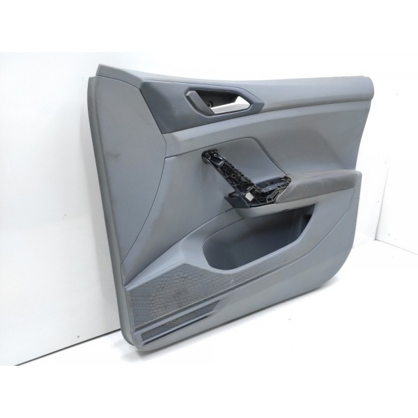 Forro Porta Dianteiro Direito Cinza Couro T-cross 2020 2021