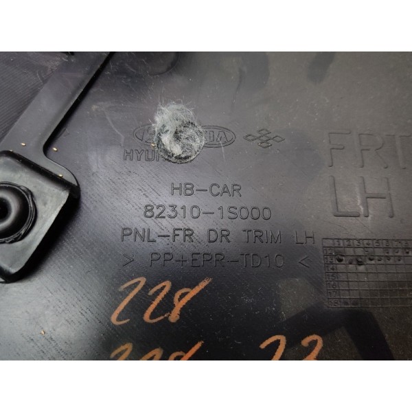 Forro Porta Dianteira Esquerda Hyundai Hb20 2012 A 2019