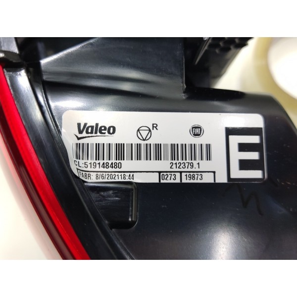 Lanterna Traseira Esquerda Fiat Strada Working 2012 A 2020 Esquerdo Vermelho