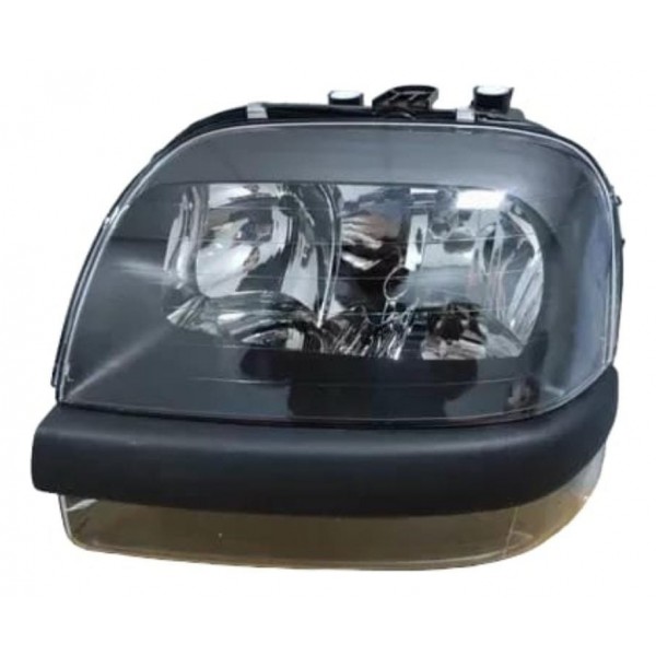 Farol Esquerdo Fiat Doblo Mascara Negra 2002 2003 A 2009