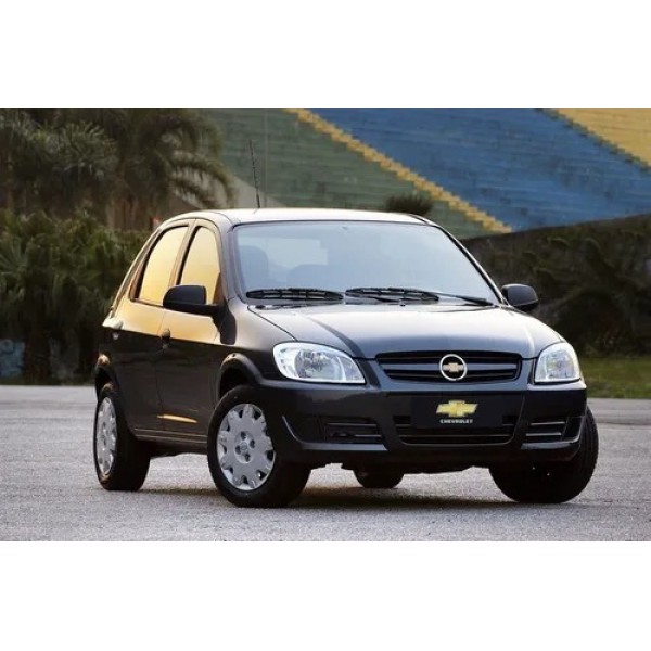 Farol Direito Cromado Celta Prisma 2007 2008 2009 A 2015 Direito