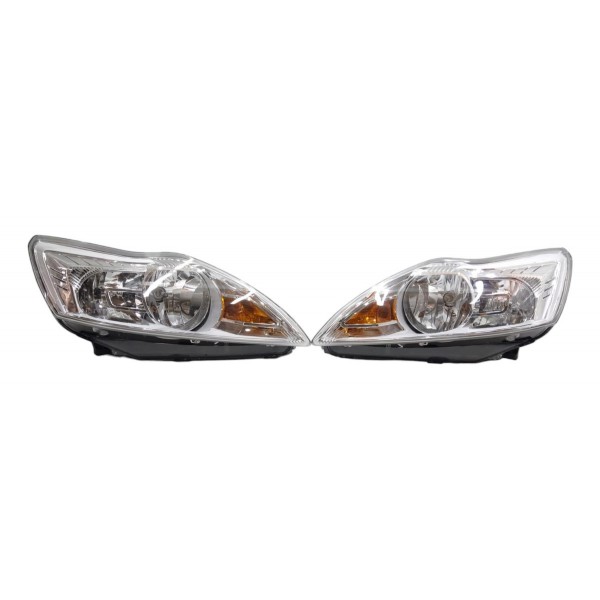 Par De Farol Ford Focus 2009 2010 2011 2012 2013 Cromado