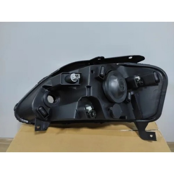 Farol Esquerdo Fox 2004 2005 A 2009 Simples Cromado Esquerdo