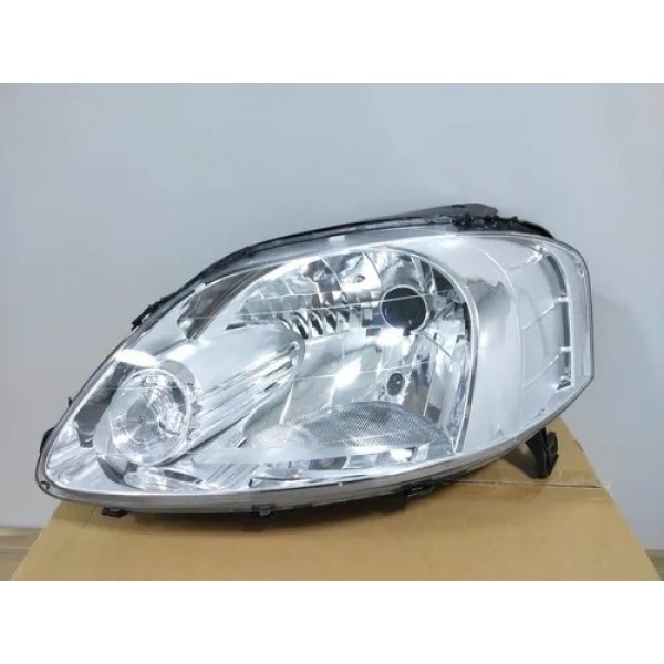 Par De Farol Fox 2004 2005 A 2009 Simples Cromado Esquerdo