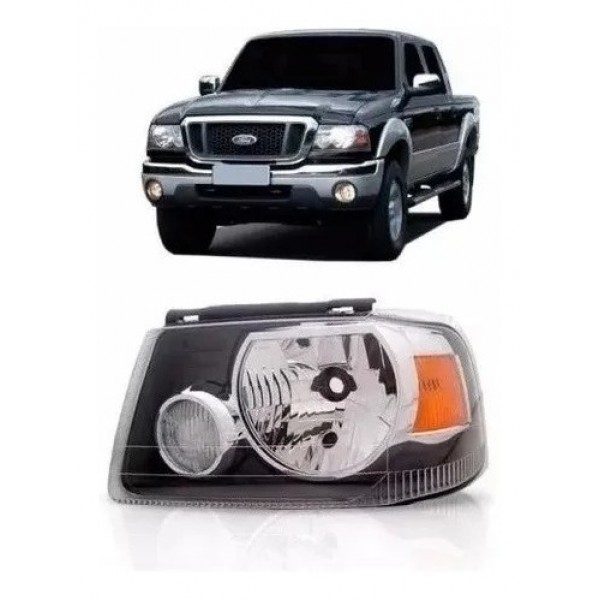 Farol Ford Ranger Esquerdo 2005 2006 2007 2008 2009 2010  Esquerdo
