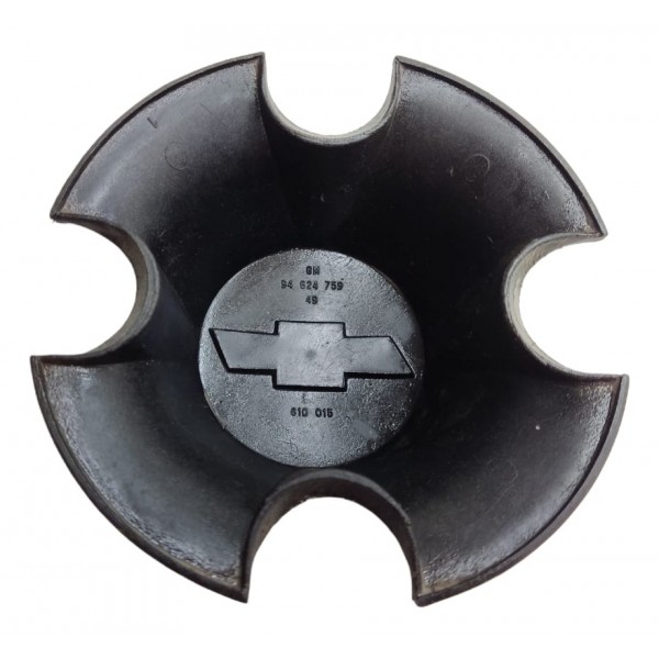 Calota Central Miolo Roda Kadett Monza Chevy 1984 1985 1986 Preto