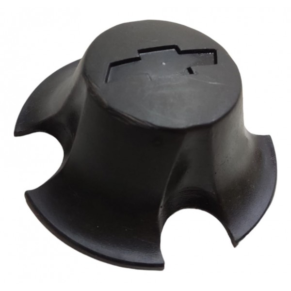 Calota Central Miolo Roda Kadett Monza Chevy 1984 1985 1986 Preto
