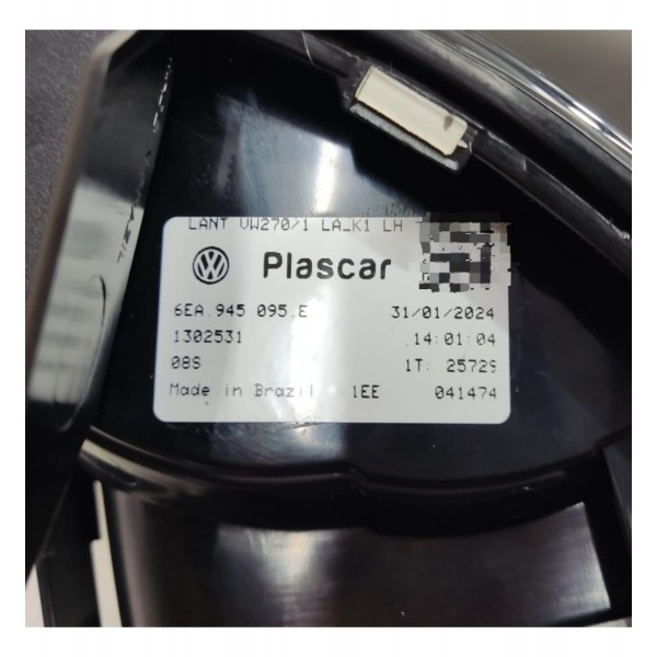 Lanterna Traseira Vw Polo Highline 2022 2023 2024 Fumê