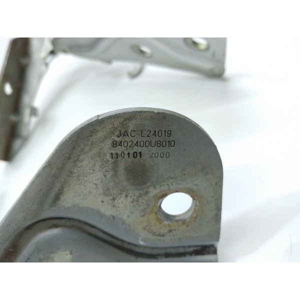 Par Dobradiça Capô Dianteiro Jac J3 2011 2012 2013