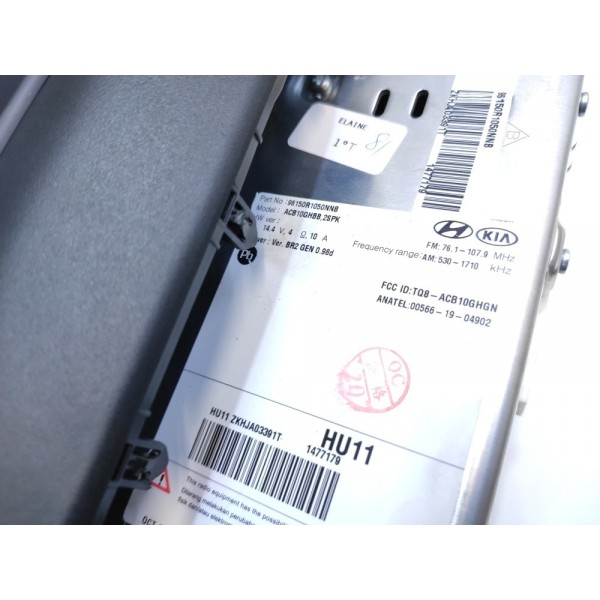 Rádio Aparelho Som Hyundai Hb20 2020 2021 Original