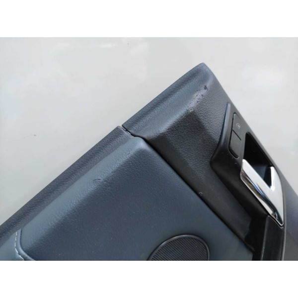 Forro De Porta Traseiro Direito Polo Sedan 2012 Couro Azul.