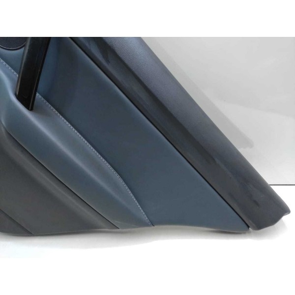 Forro De Porta Traseiro Direito Polo Sedan 2012 Couro Azul.