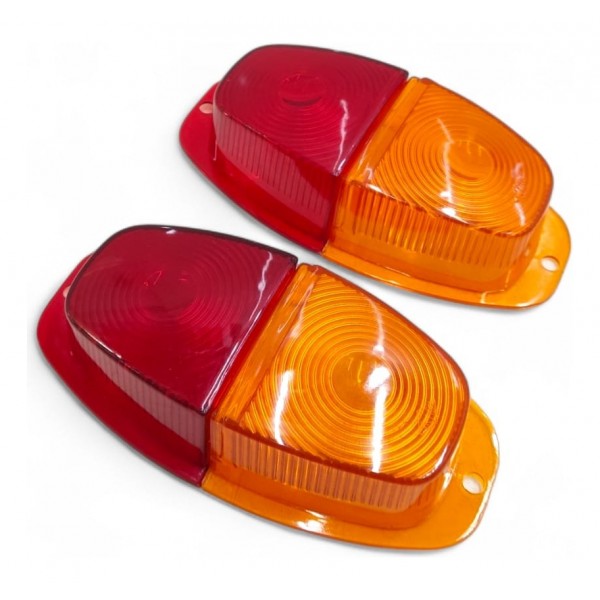 Par Lente Lanterna Caminhão Carretinha Reboque Universal