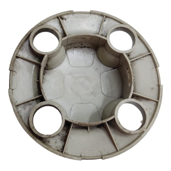 Calota Central Miolo Roda Escort 1984 1985 1986 Original Cinza