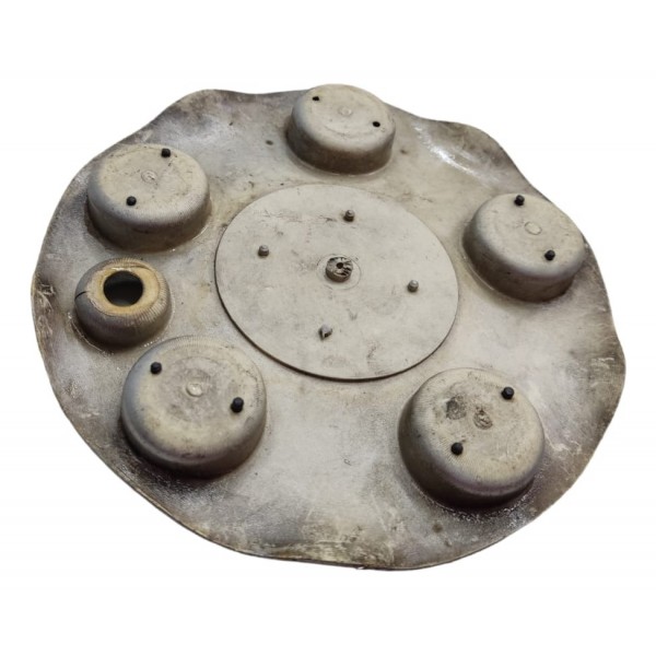 Calota Central Miolo Roda Vectra 1997 1998 1999 Original Cinza