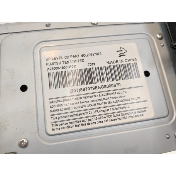 Aparelho Som Original Captiva 2009 2010 20917079