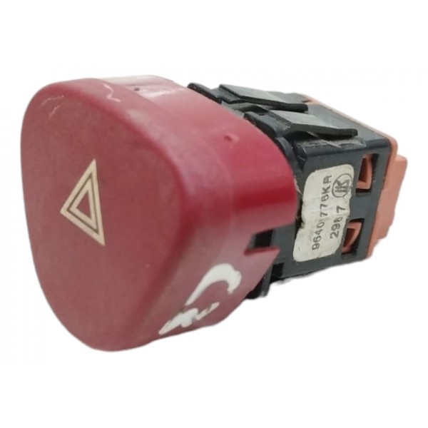 Botão Alerta Segurança Citroen C3 2003 2004 2005 2006 A 2012 Vermelho