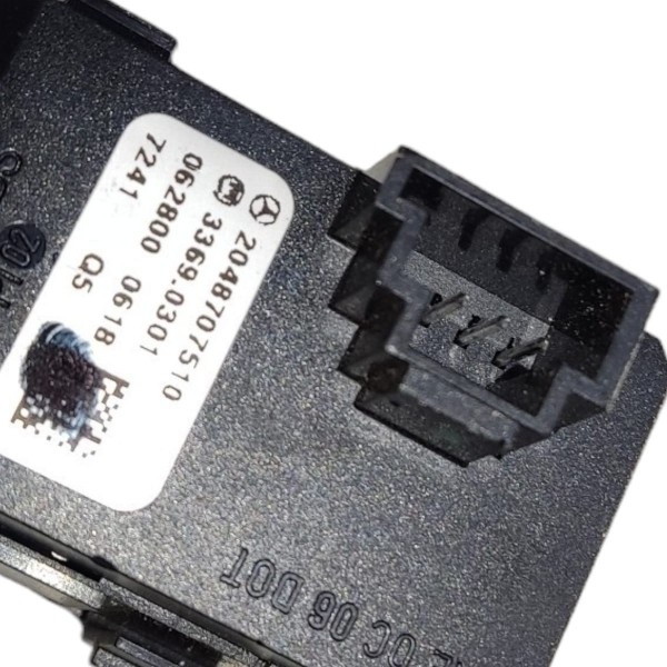 Botão Pisca Alerta Segurança Esp Off C280 2008 2009 2010 Vermelho