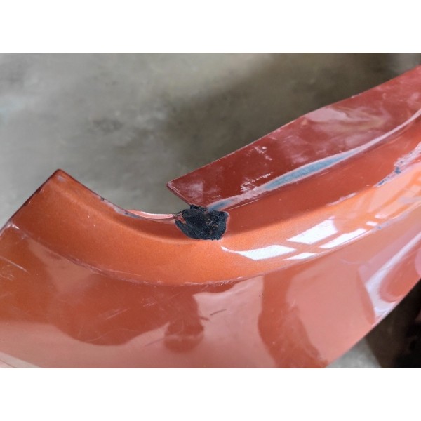 Parachoque Dianteiro Renault Kwid 2017 2018 2019 Laranja