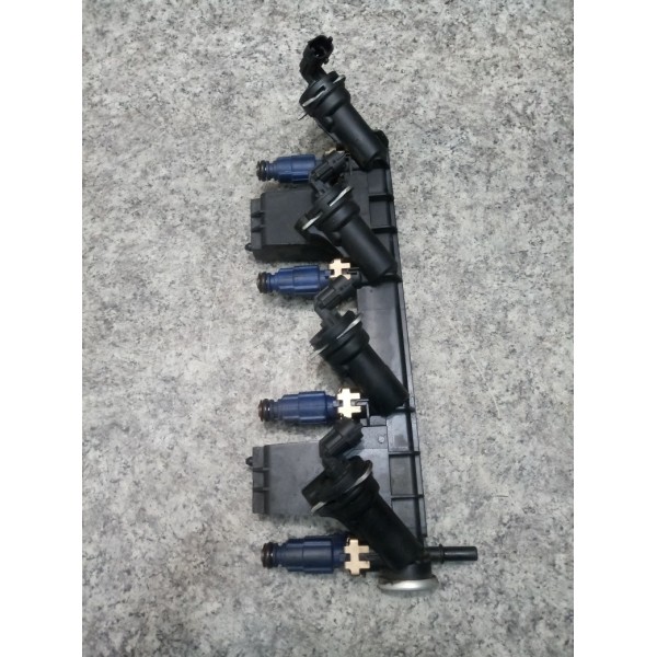 Flauta C/jogo De Bico Injetor Peugeot 2008 1.6 2015 Original