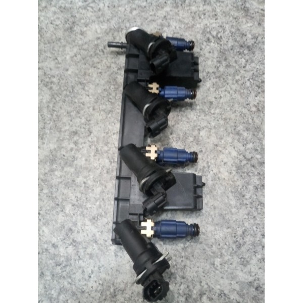 Flauta C/jogo De Bico Injetor Peugeot 2008 1.6 2015 Original