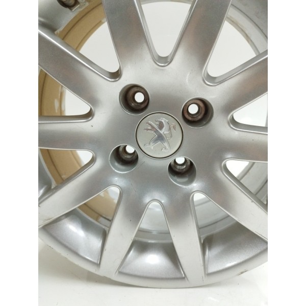 Roda Liga Aro 16 Peugeot 308 408 2012 2013 2014 2015 4x108 Prateado