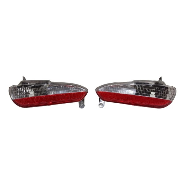 Par Refletor Lanterna Parachoque Traseiro Punto 2013 A 2019 Esquerdo Vermelho