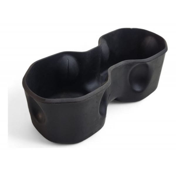 Borracha Porta Copos Jeep Renegade 2015 2016 2017 2018 2019 Preto