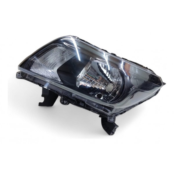 Par Farol Nissan Frontier 2017 A 2021 Mascara Negra Manual   Direito