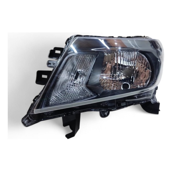 Par Farol Nissan Frontier 2017 A 2021 Mascara Negra Manual   Direito
