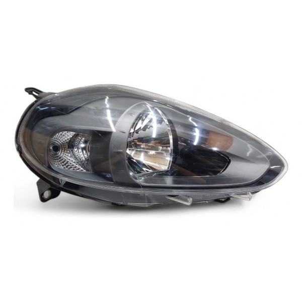 Farol Direito Fiat Punto 2012 2013 2014 A 2016 Mascara Cinza