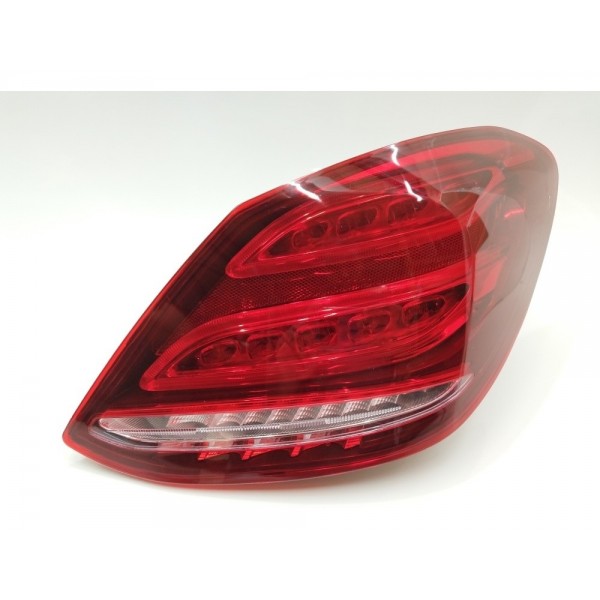 Par Lanterna Mercedes C180 C200 C280 2015 2016 2017 2018 Led Ambos Lados Vermelho